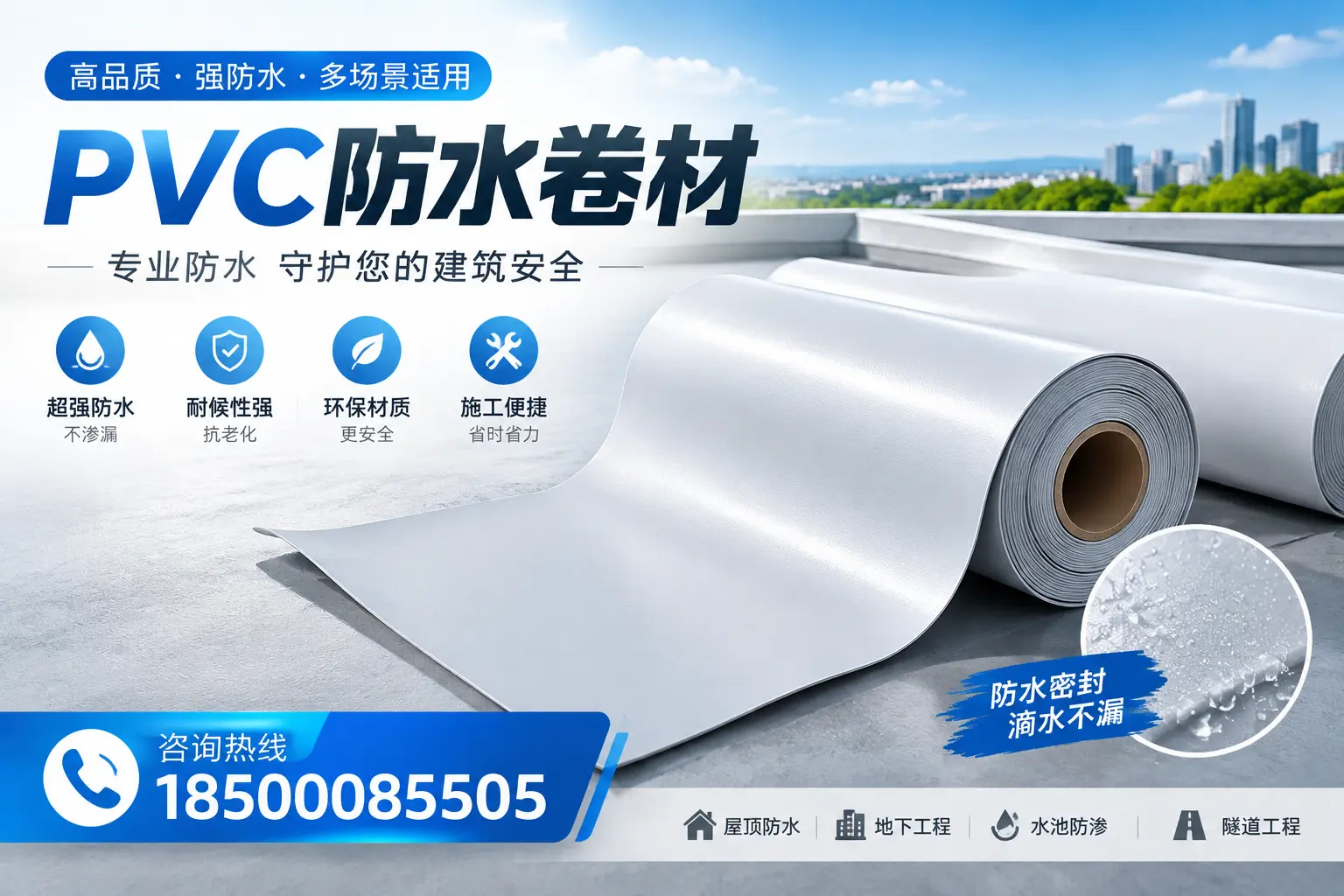 PVC防水卷材的市场竞争分析,张掖品牌选择参考